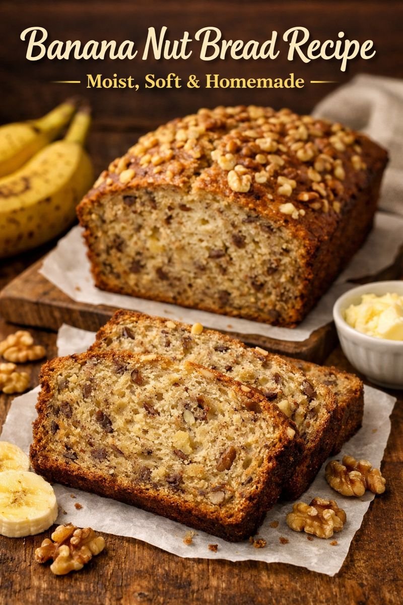 Banana Nut Bread Recipe