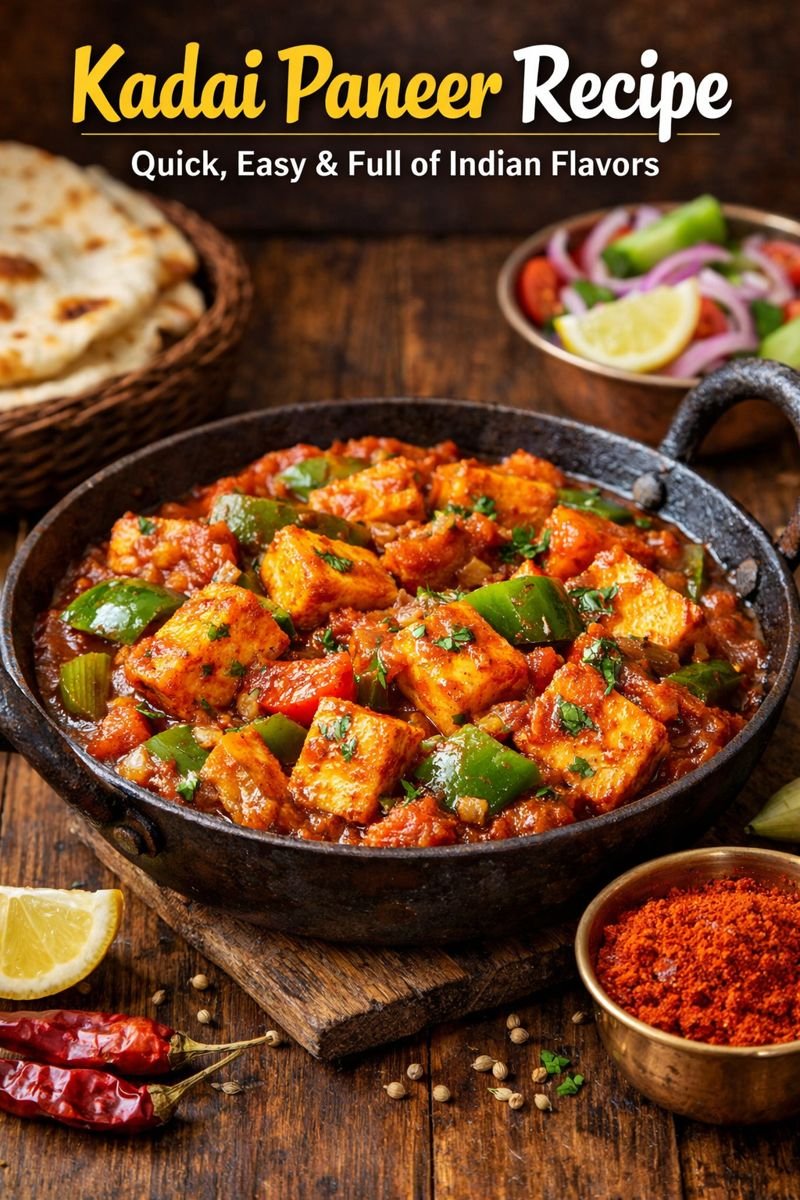 Kadai Paneer Recipe