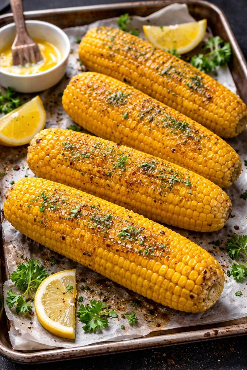 corn on the cob in the oven