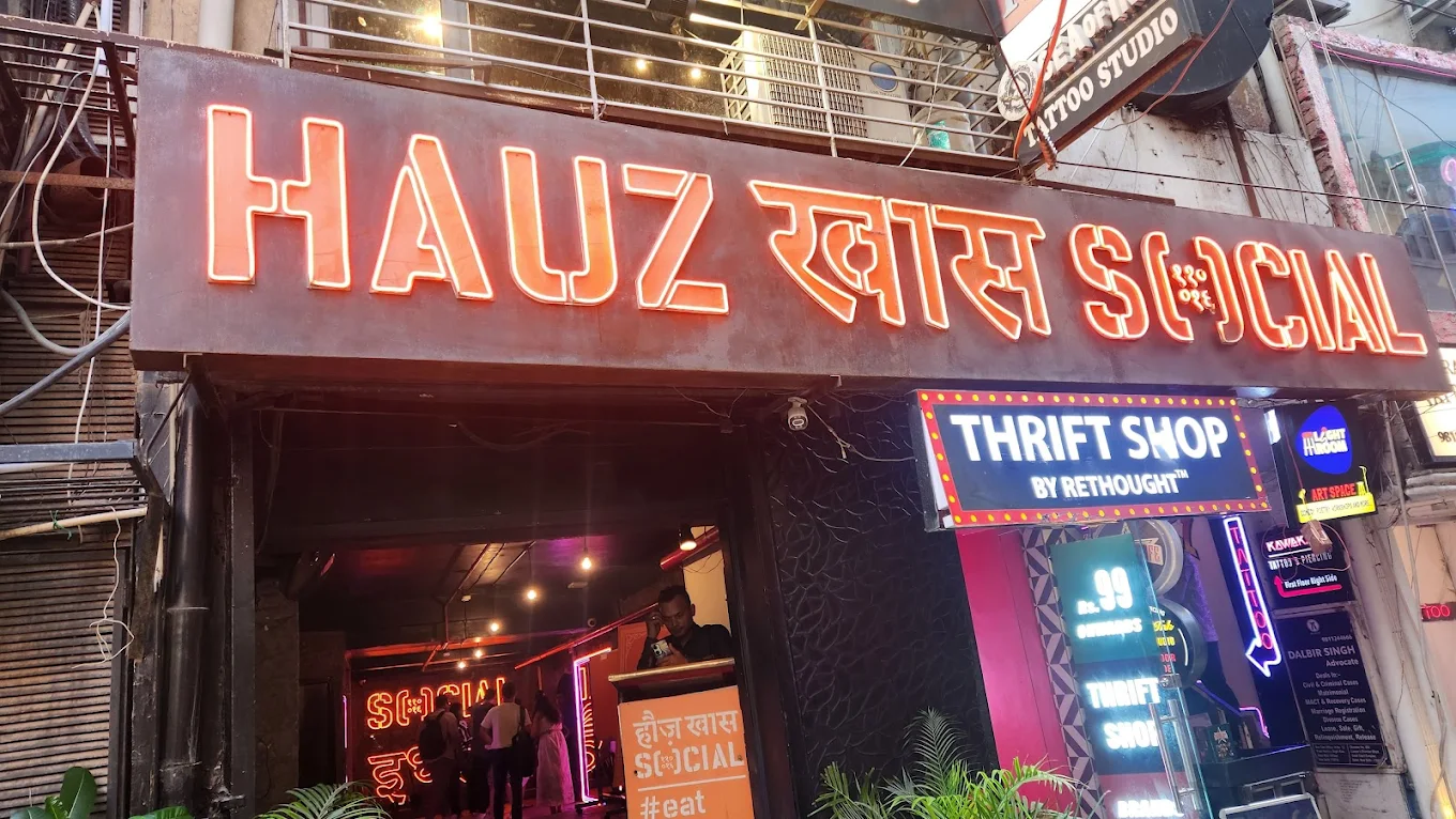 Hauz Khas Social Deer Park – Lake View Restaurant & Bar