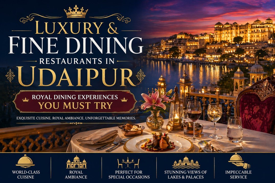Luxury & Fine Dining Restaurants in Udaipur: Royal Dining Experiences You Must Try