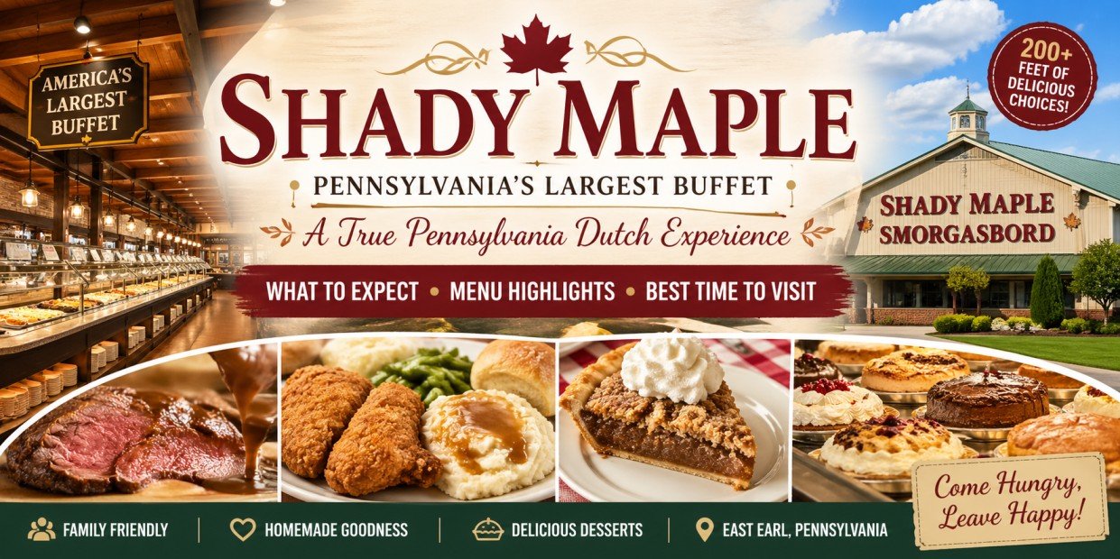 Shady Maple Pennsylvania Restaurant: What to Expect, Menu & Best Time to Visit