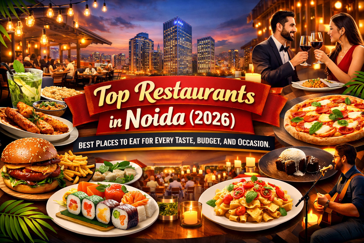 Top Restaurants in Noida (2026): Best Places to Eat for Every Taste, Budget, and Occasion