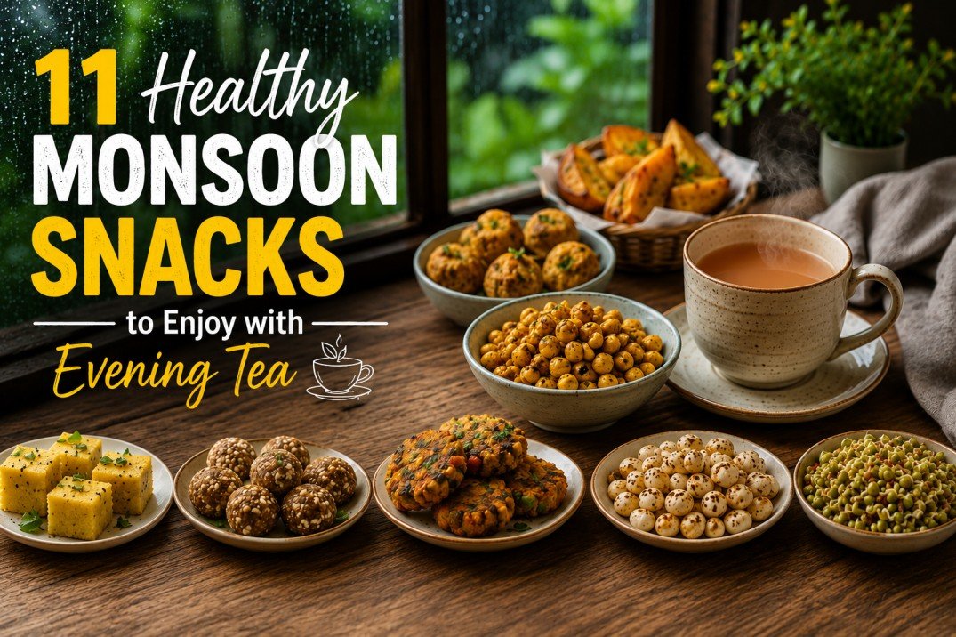 11 Healthy Monsoon Snacks to Enjoy with Evening Tea