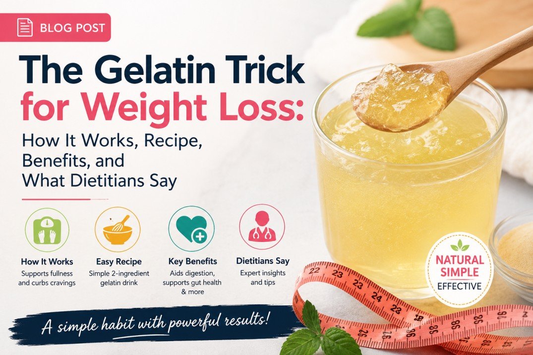 The Gelatin Trick for Weight Loss: How It Works, Recipe, Benefits, and What Dietitians Say