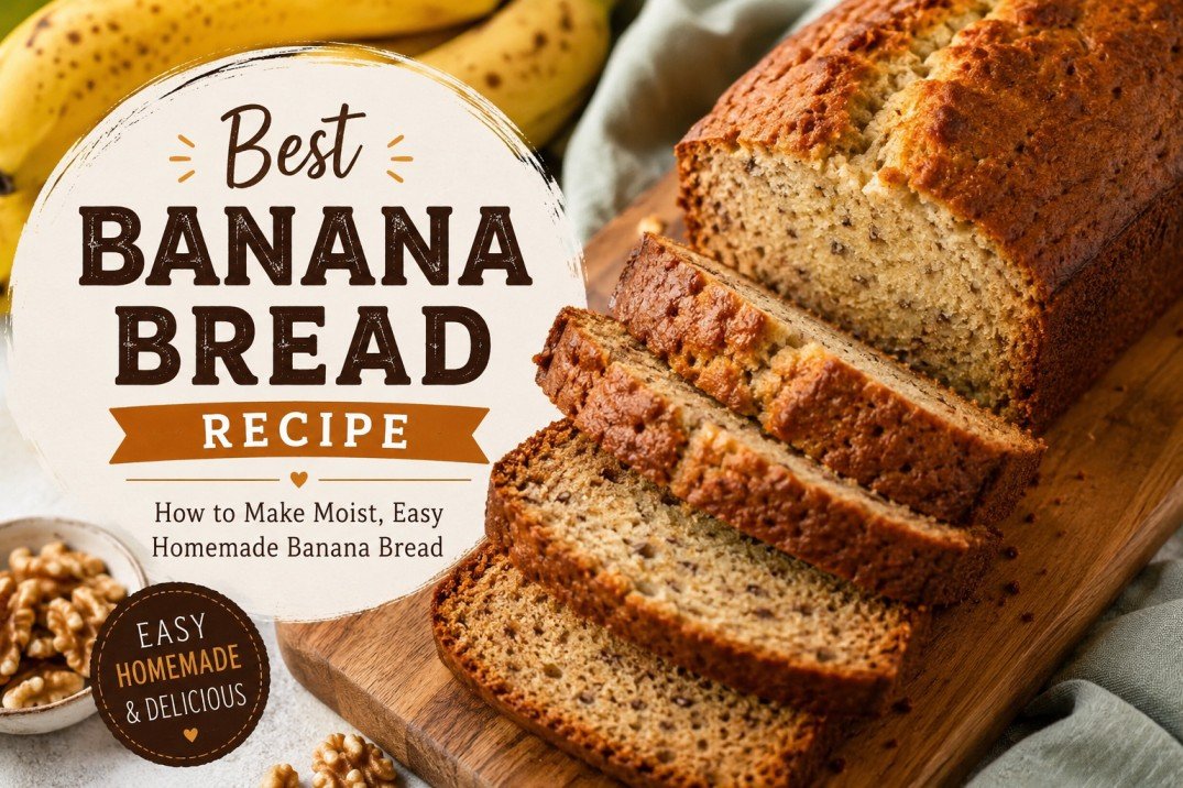 Best Banana Bread Recipe: How to Make Moist, Easy Homemade Banana Bread