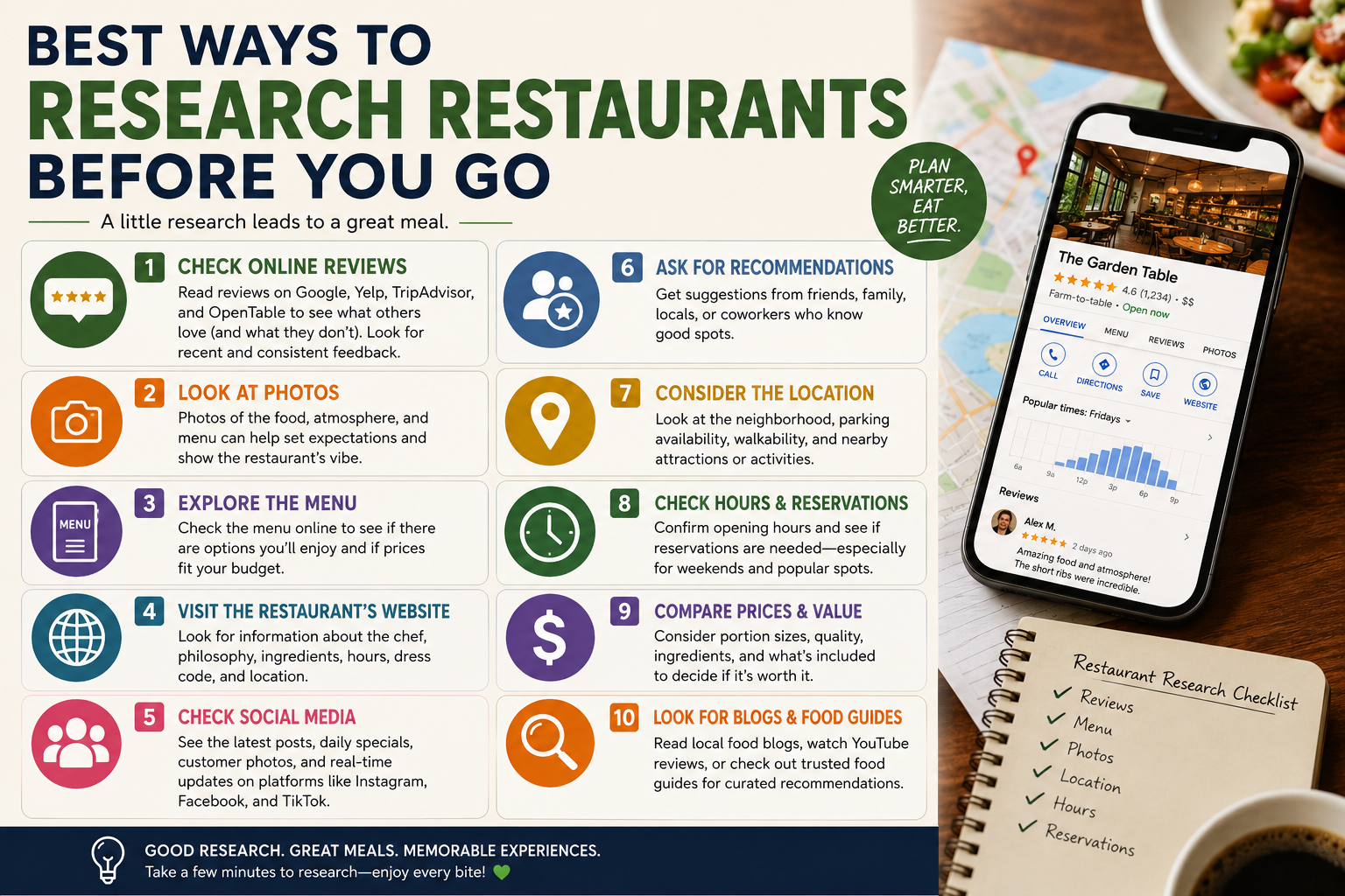 Best Ways to Research Restaurants