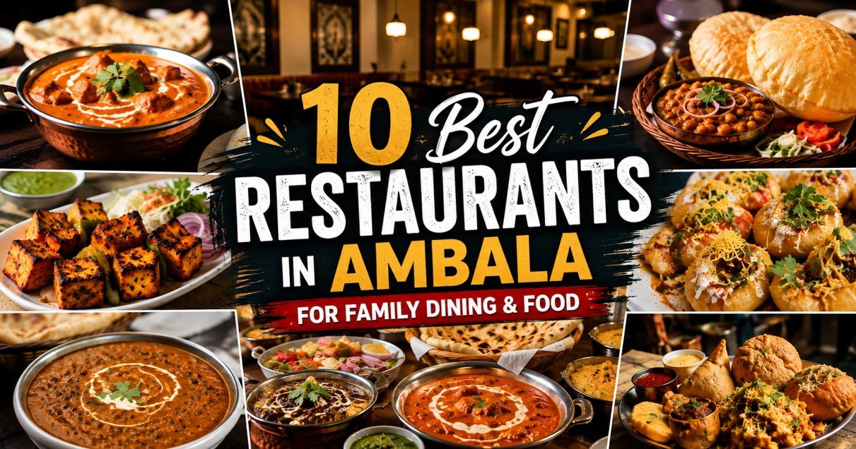 Best restaurants in Ambala for family dining and North Indian food