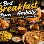 Best breakfast in Ambala featuring chole bhature, paratha, kachori and chai