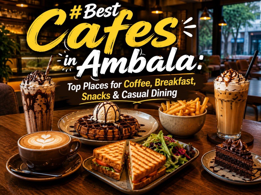 Best cafes in Ambala with coffee, waffles, sandwiches and desserts