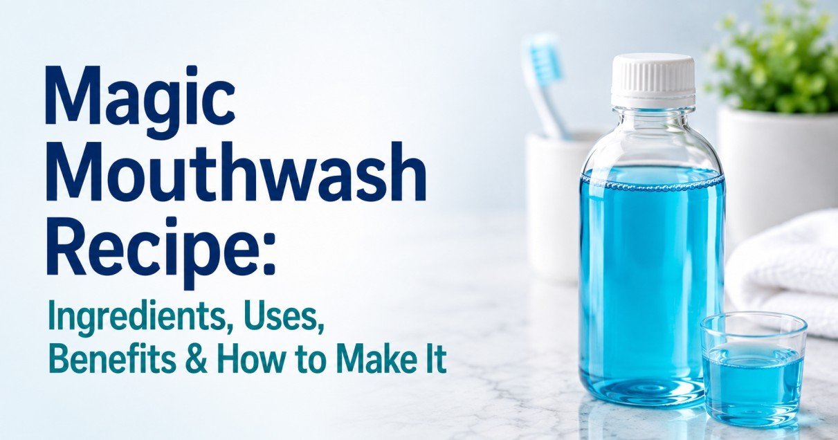 Magic Mouthwash Recipe: Ingredients, Uses, Benefits & How to Make It
