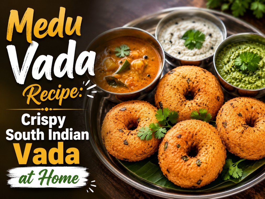 Medu Vada Recipe: How to Make Crispy South Indian Vada at Home