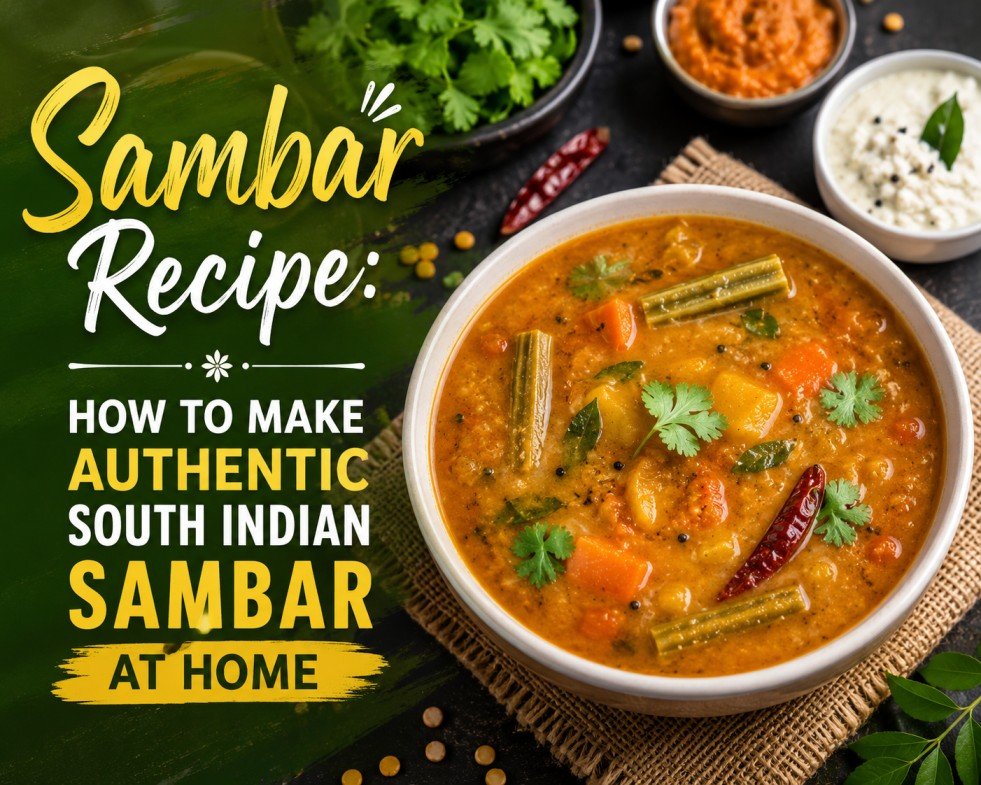 Sambar Recipe: How to Make Authentic South Indian Sambar at Home