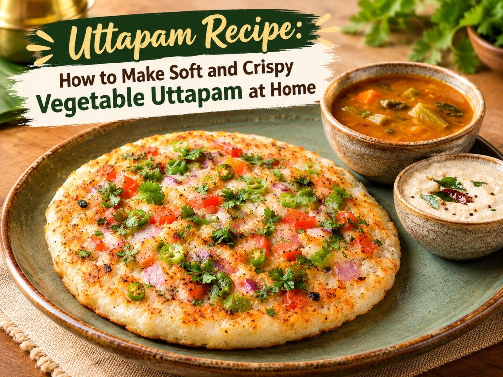Uttapam Recipe: How to Make Soft and Crispy Vegetable Uttapam at Home