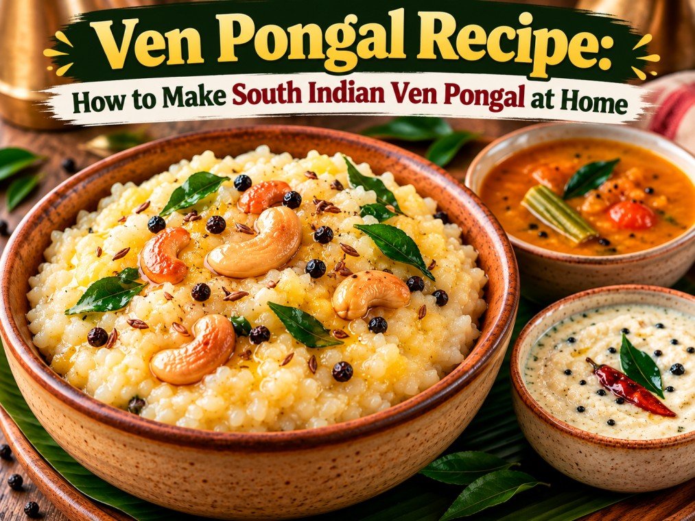 Ven Pongal Recipe: How to Make South Indian Ven Pongal at Home