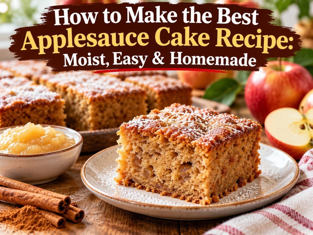 How to Make the Best Applesauce Cake Recipe: Moist, Easy & Homemade