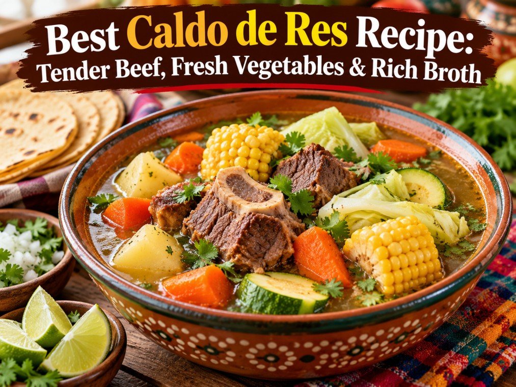 Best Caldo de Res Recipe: Tender Beef, Fresh Vegetables & Rich Broth