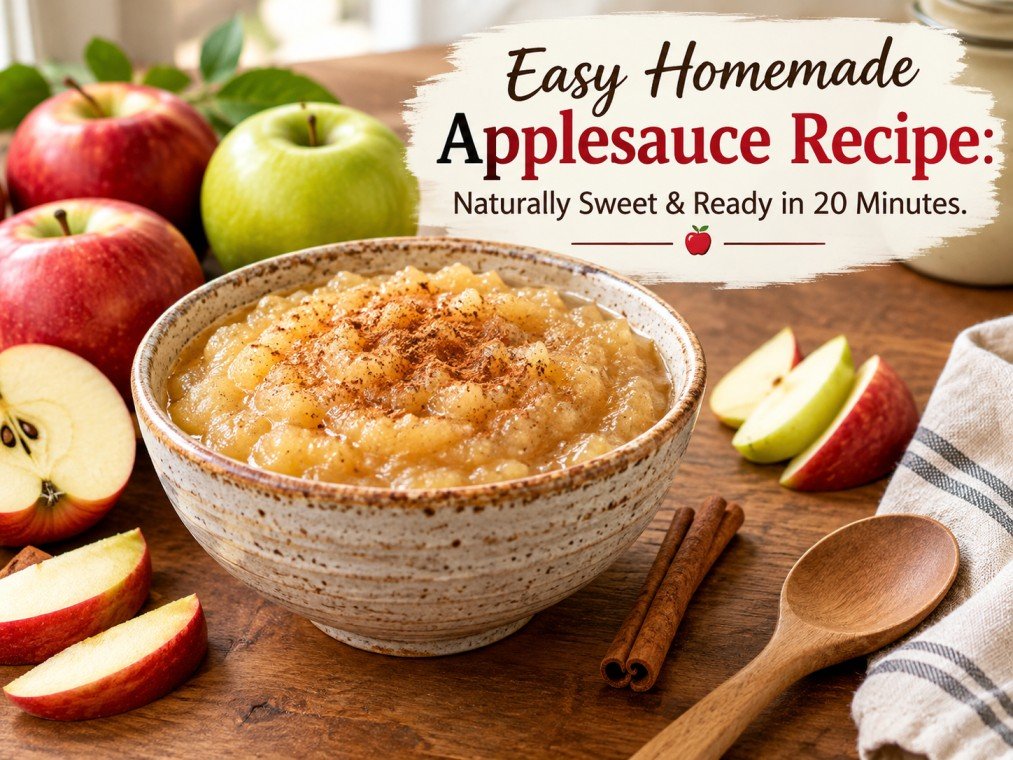 Easy Homemade Applesauce Recipe – Ready in 20 Minutes