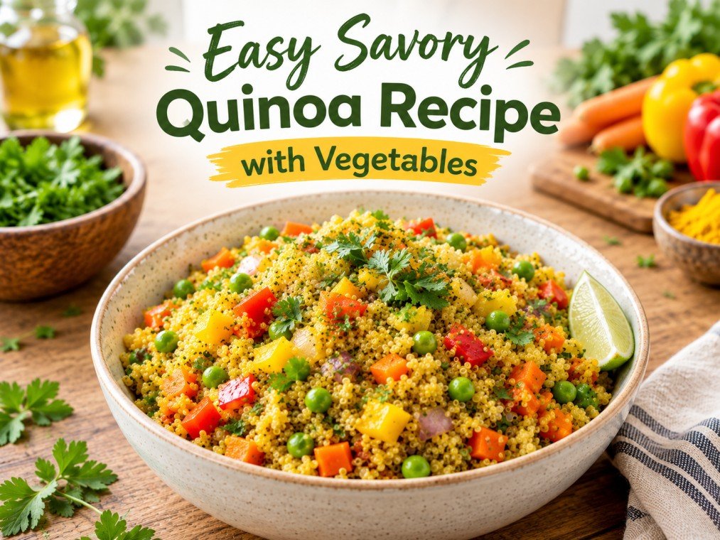 Savory Quinoa Recipe with Vegetables | Easy & Healthy