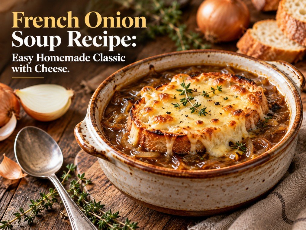 French Onion Soup Recipe: Easy Homemade Classic with Cheese