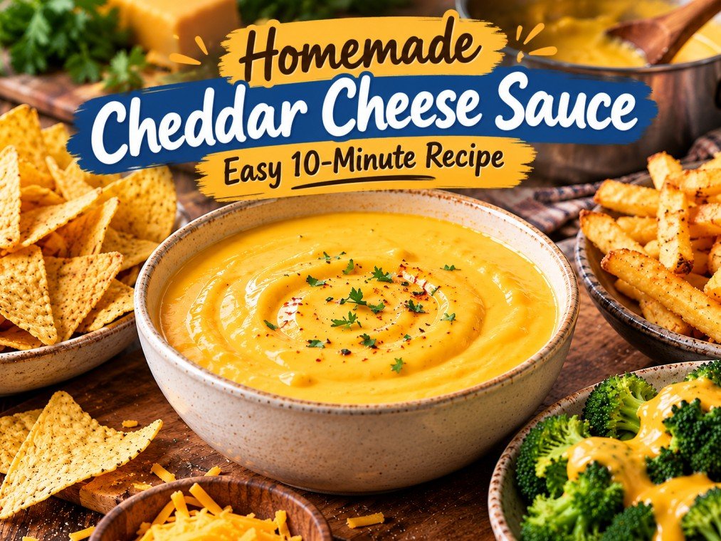 Homemade Cheddar Cheese Sauce Recipe: Quick, Creamy & Easy