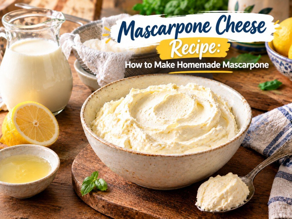 Mascarpone Cheese Recipe: How to Make Creamy Mascarpone at Home