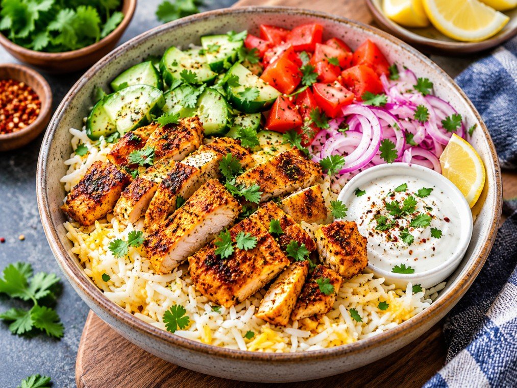 Pakistani-Style Spiced Chicken Rice Bowl for Busy Weeknights
